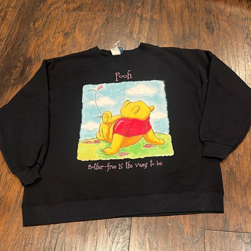 VTG 90s Winnie The Pooh Crewneck Sweatshirt size M NWOT made in USA Jerry Leigh